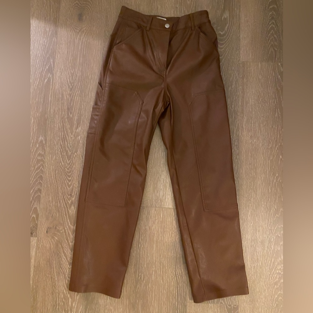Wilfred free cargo leather pant